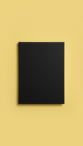 Carnet signature noir toucher velouté